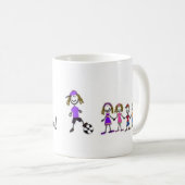 's Werelds beste voetbalmam! Koffiemok (Voorkant rechts)