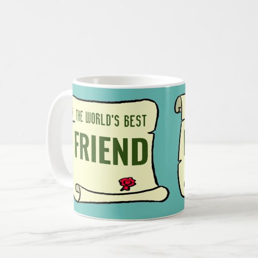 's Werelds beste vriend. Koffiemok (Voorkant links)