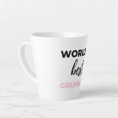 's Werelds beste Vriendin zwart Latte Mok (Linkerhoek)