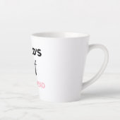 's Werelds beste Vriendin zwart Latte Mok (Rechts)