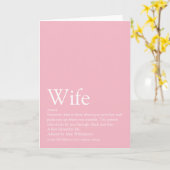 's Werelds beste vrouw definitie meisje roze Kaart (Gele Bloem)