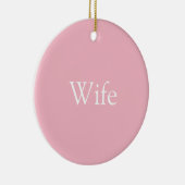 's Werelds beste vrouw definitie meisje roze Keramisch Ornament (Rechts)