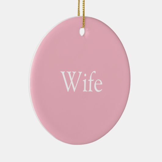 's Werelds beste vrouw definitie meisje roze Keramisch Ornament (Rechts)