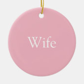 's Werelds beste vrouw definitie meisje roze Keramisch Ornament (Voorkant)