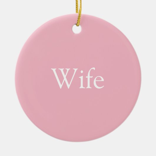 's Werelds beste vrouw definitie meisje roze Keramisch Ornament (Voorkant)