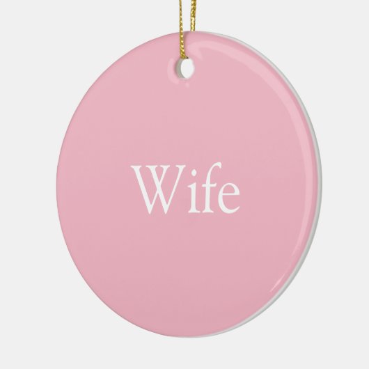 's Werelds beste vrouw definitie meisje roze Keramisch Ornament (Links)