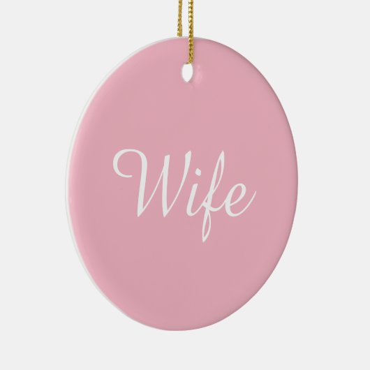 's Werelds Beste Vrouw Definitie Script Girly Pink Keramisch Ornament (Rechts)