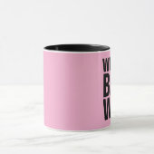 'S WERELDS BESTE VROUW ROZE KOFFIE MOK (Midden)