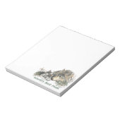 's Werelds beste Waterverf van mama Wolf en Cubs Notitieblok (Linkerzijde)