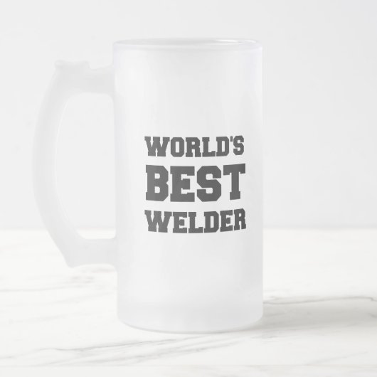 'S WERELDS BESTE WELDER MATGLAS BIERPUL (Links)
