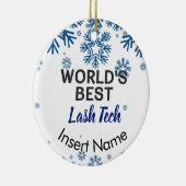 's Werelds beste welkomsttechnicus Keramisch Ornament (Rechts)