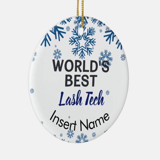 's Werelds beste welkomsttechnicus Keramisch Ornament (Rechts)