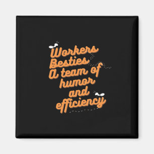 'S Werelds Beste Werk Bestie Emotionele Help Colle Magneet