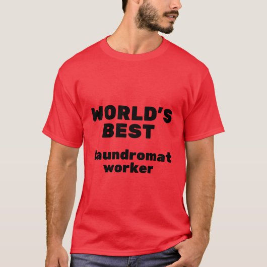 's Werelds beste werker in de papiersector T-shirt (Voorkant)