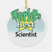 's Werelds beste wetenschapper Keramisch Ornament (Voorkant)
