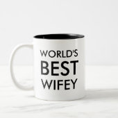 's Werelds beste wifey Mok | Valentijnsgeschenk (Links)