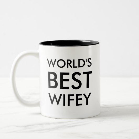 's Werelds beste wifey Mok | Valentijnsgeschenk (Links)