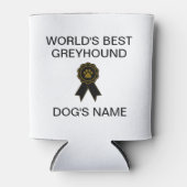 's werelds beste windhondenontwerp blikjeskoeler (Voorkant)