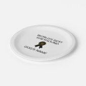  's werelds beste windhondenontwerp papieren bordje (Gekanteld)