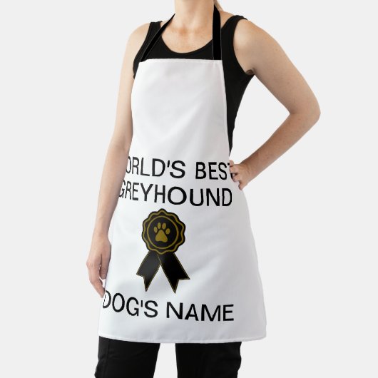 's werelds beste windhondenontwerp schort (Insitu)