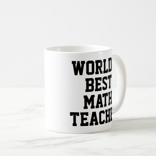 's Werelds beste Wiskunde leraar Mok (Voorkant rechts)