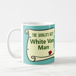's Werelds beste witte Van Man. Koffiemok