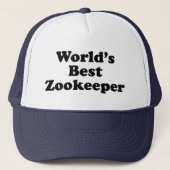's Werelds beste Zoökeeper Trucker Pet (Voorkant)