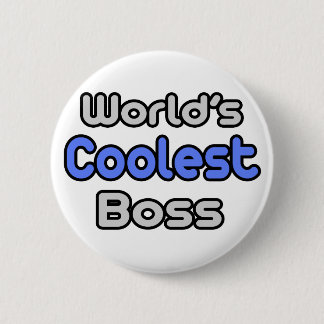 's Werelds coolste baas Ronde Button 5,7 Cm