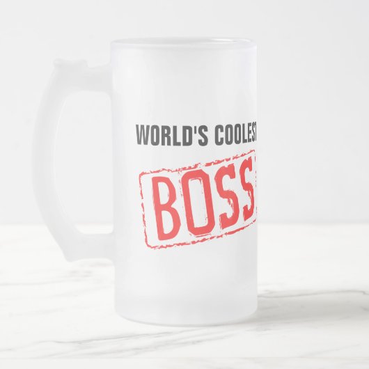 's Werelds coolste Boss Bier Mokken (Links)