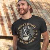's Werelds coolste Bostie Boston Terrier Pap T-shirt