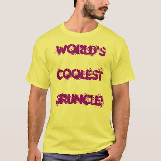 's Werelds coolste Gruncle. T-shirt (Voorkant)