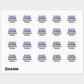 's Werelds coolste leraar sociale studies Ronde Sticker (Vel)