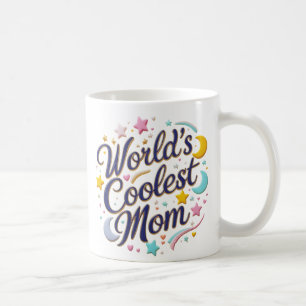 'S Werelds coolste moeder - Schattigee en kleurrij Koffiemok