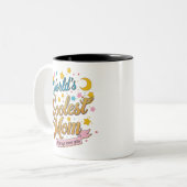 'S Werelds coolste moeder Schattigee twee-tone kof Tweekleurige Koffiemok (Voorkant links)