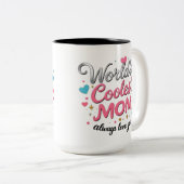 'S Werelds coolste MOM - 15 oz tweekleurige Mok (Voorkant rechts)