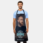 's Werelds coolste naam en foto van papa Schort (Gedragen)