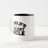 's Werelds coolste oom Tweekleurige Koffiemok (Voorkant links)
