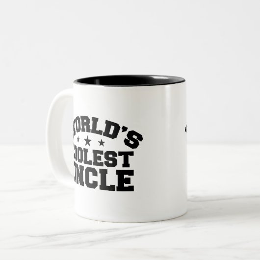 's Werelds coolste oom Tweekleurige Koffiemok (Voorkant links)
