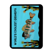 's Werelds coolste opa premium magneet (Verticaal)