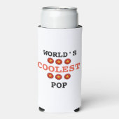 's Werelds coolste pop tekst wit Seltzer Blikjeskoeler (Seltzer Voorkant)
