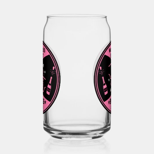 's Werelds dame Grootste Baas Blikvorm Glas (Links)