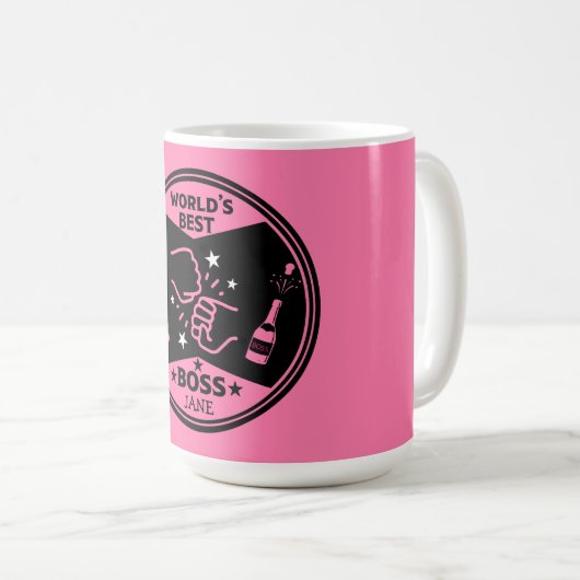 's Werelds dame Grootste Baas Koffiemok (Voorkant rechts)