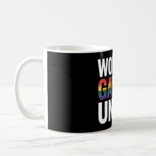 'S Werelds Gayest Uncle LGBTQ Gay Pride Ally Rainb Koffiemok (Links)