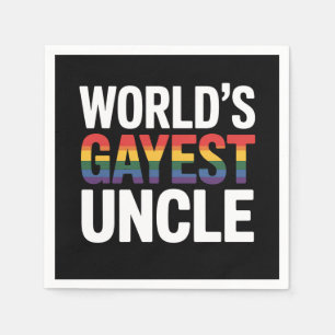 'S Werelds Gayest Uncle LGBTQ Gay Pride Ally Rainb Servet