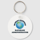 's Werelds gelukkigste databasebeheerder Sleutelhanger (Voorkant)