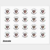 's Werelds gelukkigste Guy Bachelorette Party Ronde Sticker (Vel)
