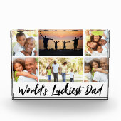 's Werelds gelukkigste pap Foto Collage Modern (Voorkant)