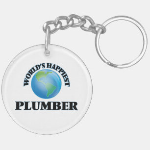 's Werelds gelukkigste Plumber Sleutelhanger