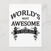 's Werelds Geweldige 55-jarige Briefkaart (Voorkant)