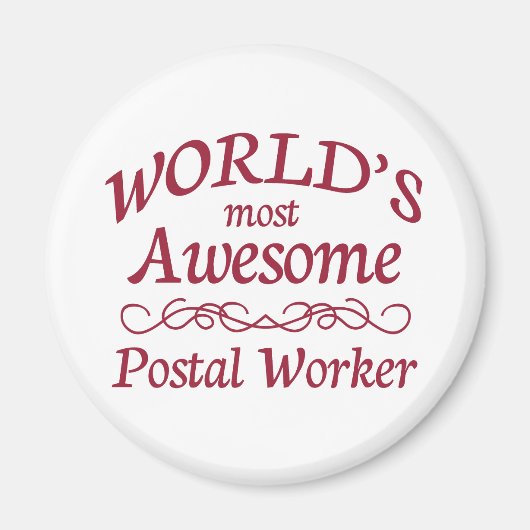 's Werelds Geweldige postbeambte Magneet (Voorkant)